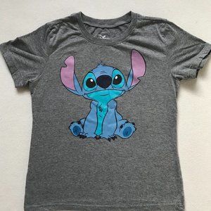 Disney Stitch, T-Shirt for Teens & Women Size Medium (36" Bust), Gray